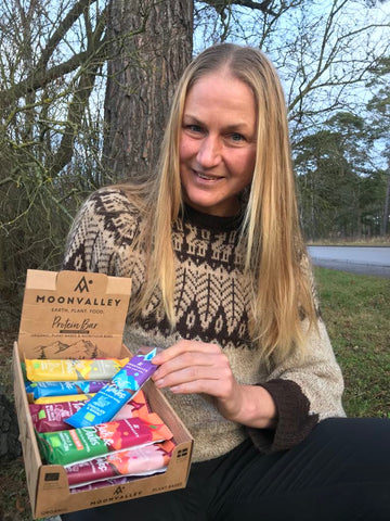 Ida beim Wintertraining in den Bergen