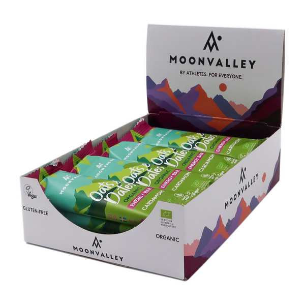 Moonvalley Organic Energy Bar - Bio-Energieriegel Cardamom (12 x 50 g)