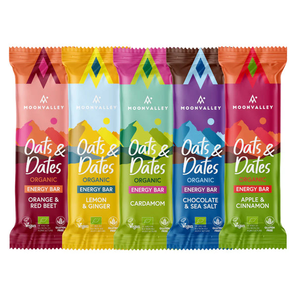 Moonvalley Organic Energy Bar - Bio-Energieriegel Mixed Box (15 x 50 g)