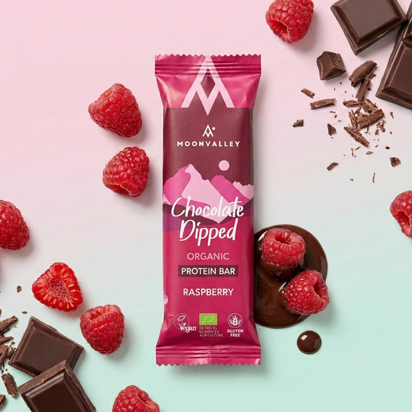 Moonvalley Barre Énergétique Bio - Barre Énergétique Bio Betteraves Rouges &amp; Orange (12 x 50 g)