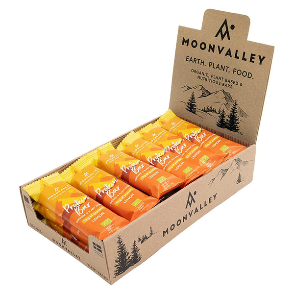 Moonvalley Organic Protein Bar - Bio-Proteinriegel Lemon (18 x 60 g)