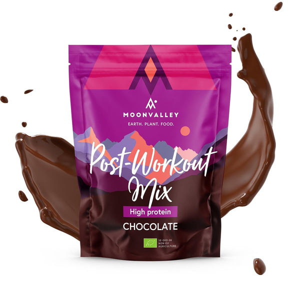 Moonvalley Organic Post Workout Mix - Poudre de boisson aromatisée au chocolat biologique (1000g)